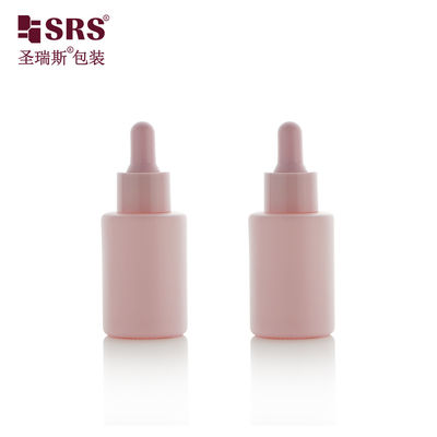 acheter Bouteilles de verre rondes et mignonnes Huile essentielle de parfum Bouteille goutteuse rose 30 ml online manufacture
