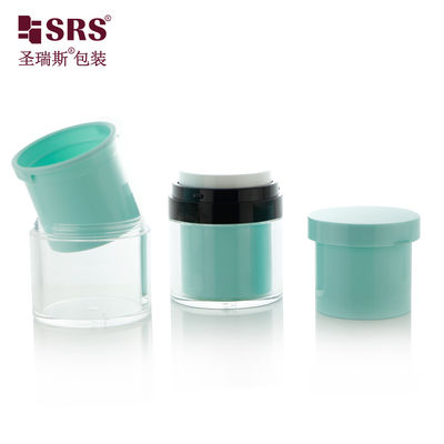 acheter Fabricant de l'usine Gels de soins de la peau de crème pour le visage remplaçables pompe de sérum de crème acrylique sans air online manufacture