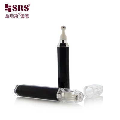 acheter Peinture murale double acrylique de luxe couleur personnalisée Crème pour les yeux Massage en rouleau sur bouteille Noir online manufacture