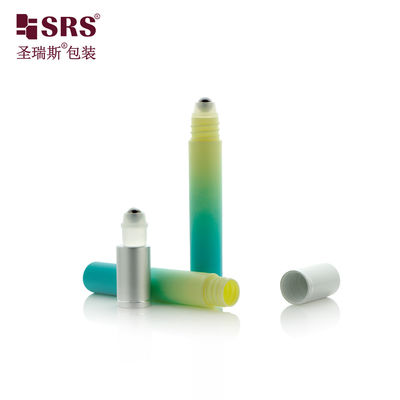 acheter PP PCR Matériau écologique plastique emballage cosmétique Gel pour les yeux personnalisé Gradient de couleur bouteille d'applicateur en rouleau online manufacture