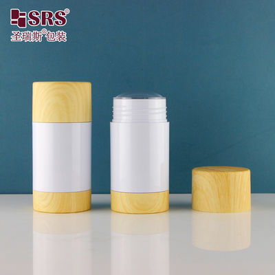 acheter Forme ronde Couleur personnalisée Bouteille en plastique à bâton Twist Up Contenant de déodorant 50 ml online manufacture