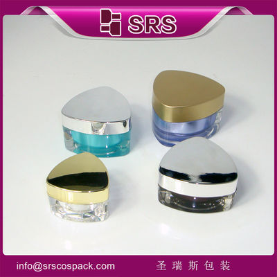 acheter forme triangulaire nouveau style J080 10ml 15ml 30ml 50ml verre en plastique transparent online manufacture