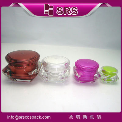 acheter Emballage Shengruisi J060-5ml 15ml 30ml 50ml bouteille en plastique crème acrylique diamantée online manufacture