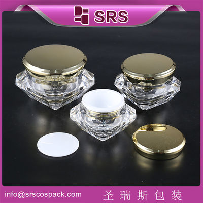 acheter J060 Bouteille de masque en forme de diamant de 5 ml 15 ml 30 ml 50 ml en gros online manufacture