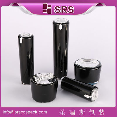 acheter SRS Chine en gros bouteille de crème vide en acrylique ronde et bouteille pour ensemble d'emballage cosmétique online manufacture