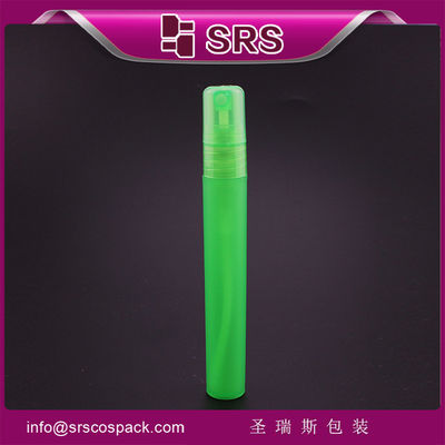 acheter SRS en gros couleur naturelle Ronde 10 ml de parfum en plastique petit récipient avec pulvérisateur de pompe online manufacture