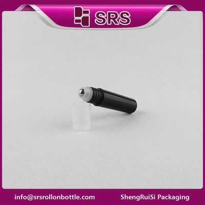 acheter 5 ml de rouleau de parfum noir sur bouteille, rouleau d'huile essentielle en plastique sur bouteille online manufacture