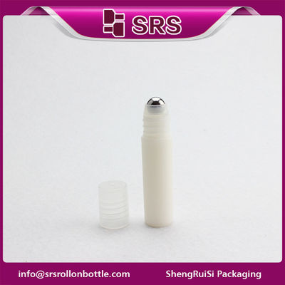 acheter bouteille vide de 5 ml de couleur blanche. bouteille vide à bille à rouleaux avec bille en acier online manufacture