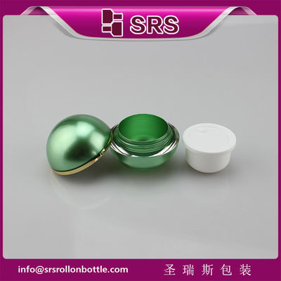 acheter Un bocal cosmétique de luxe de couleur verte, en forme de boule, un bocal à crème acrylique. online manufacture