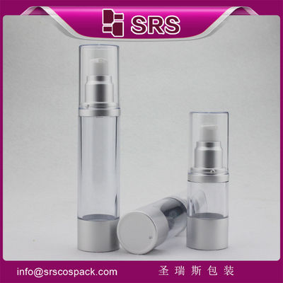 acheter A022 bouteille sans air haut de gamme avec base et épaule en aluminium pour crème de soins de la peau online manufacture