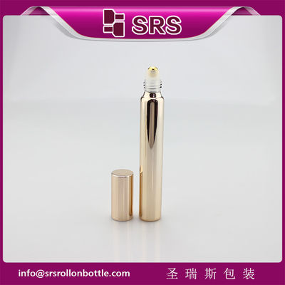 acheter Une bouteille de verre métallisée en or rose de 15 ml et 17 mm de diamètre avec une boule en or et un capuchon en aluminium. online manufacture