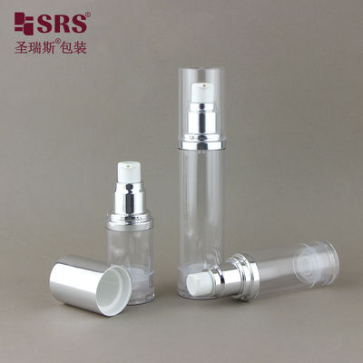 acheter Plastique transparent AS emballage cosmétique vide pompe à lotion 30 ml bouteille sans air online manufacture