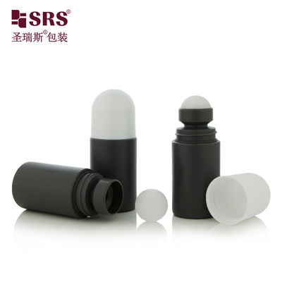 acheter 60 ml emballage cosmétique vide PP sans fuite bouteille de gel ronde Déodorant avec rouleau sur boule online manufacture