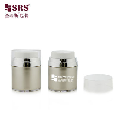 acheter Luxe vide acrylique double mur personnaliser peinture couleur crème pour le visage bocal en plastique online manufacture