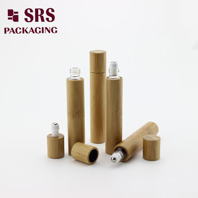 acheter Bouteille de sérum en bambou de luxe de 15 ml avec rouleau de bouteille en verre sur boule métallique online manufacture