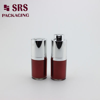 acheter A020 Producteur de bouteille sans air 15 ml peinte en rouge bouteille acrylique à vis online manufacture