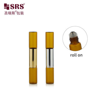 acheter Améliorez votre routine d' huile essentielle avec un rouleau de verre de parfum rond sur bouteille sans fuite online manufacture