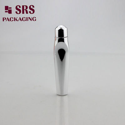 acheter Bouteilles en PETG à rouleaux en argent métallisé sur mesure de 12 ml avec boule d'acier pour crème pour les yeux online manufacture