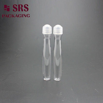 acheter SRS8447-15ML rouleau PETG transparent en forme de rayon sur bille de métal vide pour le sérum oculaire online manufacture