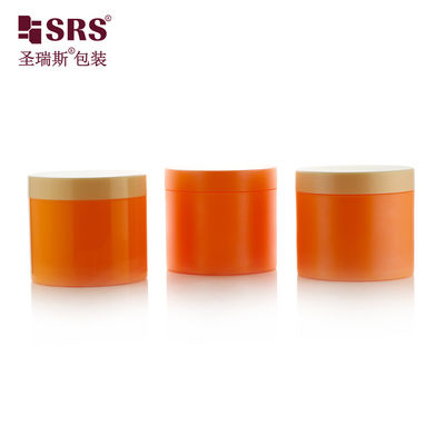 acheter SRSQ 400g Peinture de couleur personnalisée en plastique PP Crème Body Scrub Jar PCR Matériau recyclé Mat Logo d'impression fini disponible online manufacture