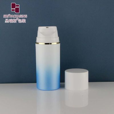 acheter PA601 PP rond Bouteille de pompe sans air en plastique vide et brillant populaire pour l'emballage de lotion de fondation online manufacture