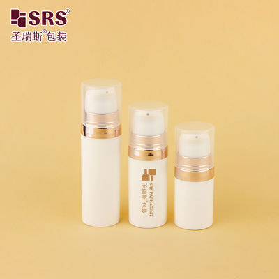 acheter A028 5ml 10ml 15ml 20ml Ronde vide PP Matériau recyclé Poche Gel facial Pompes sans air Bouteille d'échantillon Injection Couleur personnalisée online manufacture