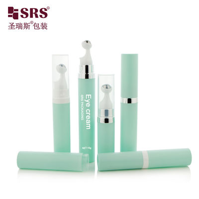 acheter A0035 7.5 ml 10 ml 15 ml Bouteille à billes en acier sans pression en plastique PP PCR sérum oculaire online manufacture