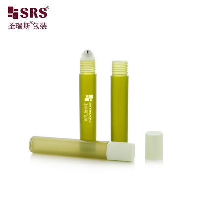 acheter RPP-15ML Contenant d'emballage pour bouteille en plastique finie à rouleaux semi-transparent de couleur verte mate online manufacture