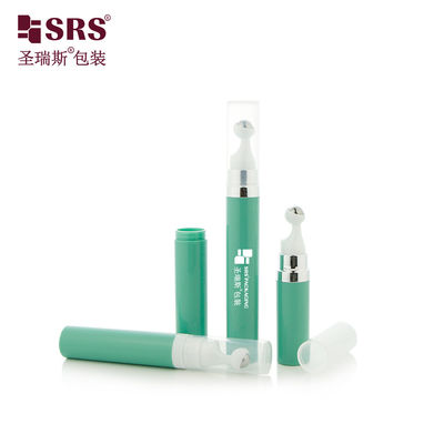acheter A0035 7.5 ml 10 ml 15 ml taille de poche de voyage en plastique PP PCR ronde bouteille de pompe sans air online manufacture