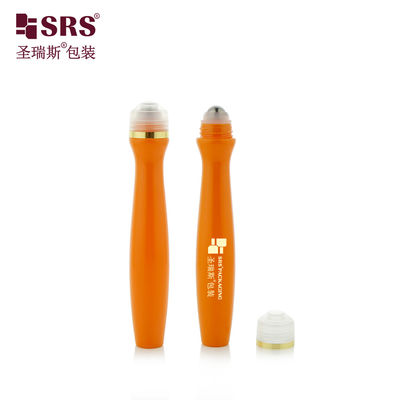acheter SRS8447-15ML Injection soufflant personnaliser la couleur Bouteille en PETG en plastique brillant avec boule d'acier pour le sérum d'essence capillaire online manufacture