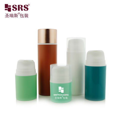 acheter PA609 Type de pompe à gaz de type PP PCR Matériau recyclé bouteille de lotion sans air Emballage personnalisé pour le nettoyant sérique de soins de la peau online manufacture