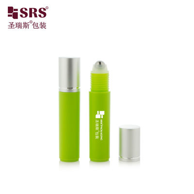acheter Injection RPA-10ML Vert mat en plastique givré PP PCR Bouteille à bille roulante en acier avec bouchon en aluminium pour liquide anti-démangeaison online manufacture