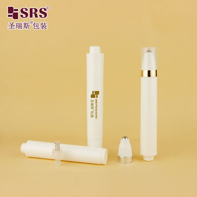 acheter AY 15ML Injection Blanc Brillant Mat Finition Ronde Plume en forme de rouleau sans air sur bouteille Pour récipient de crème pour les yeux online manufacture