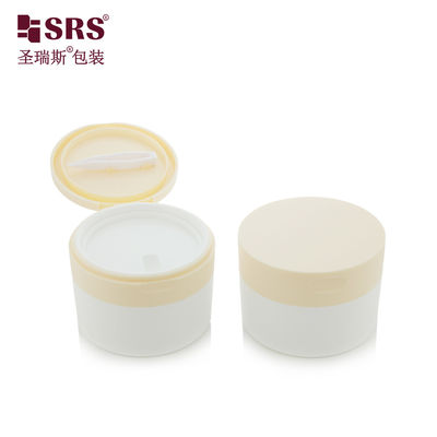 acheter SRS1 120g 150g personnalisé légère chaude blanche PP PCR recyclé crème de démaquillage du corps contenant un pot avec cuillère online manufacture