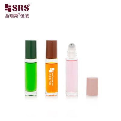 acheter BLPM-10ML Injection en verre de couleur personnalisée en rouleau sur capuchon en PP Bouteille à bille en acier à rouleaux peint pour parfum d'essence capillaire online manufacture