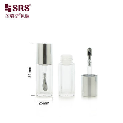 acheter G1185 Skincare Empty Clear Plastic Round Makeup Cute Lipgloss Tube Cosmetic Packaging online manufacture