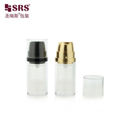 acheter SRSA404 15ml 30ml 50ml Transparent AS Plastic Airless Bottle For Facial Gel Serum Packaging online manufacture