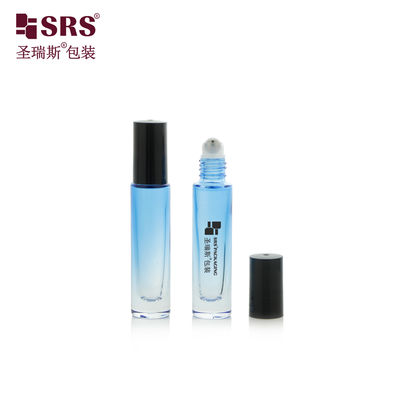 acheter GB1-5ML Gradient de peinture bleu clair rouleau de verre sur l'applicateur de bouteille de parfum Aucune fuite online manufacture