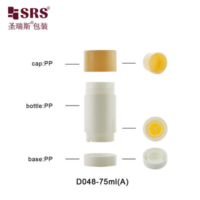 acheter D048 Contenants de bâtonnets cosmétiques Twist Up éco-responsables (15-90ml) Recyclé post-consommation Chargement par le bas pour déodorants online manufacture