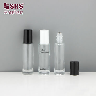 acheter BLPM-15ML SRS paroi épaisse luxe transparent en verre ambré en rouleau sur bouteille pour l' huile essentielle de parfum online manufacture