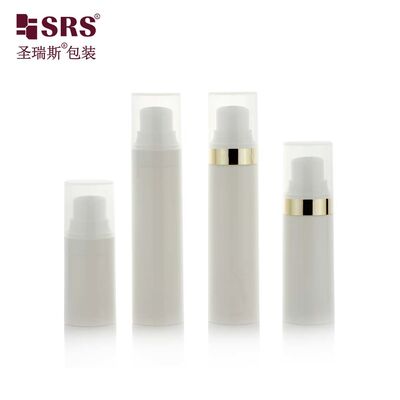 acheter PA0204 Flacon pompe airless premium 15ml 30ml 50ml avec matériau PCR recyclé pour emballage de soins de la peau online manufacture