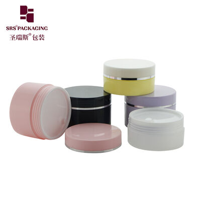 acheter SRSQ Une seule paroi vide PP crème en plastique bocal de couleur personnalisée Pour la crème faciale cosmétique online manufacture