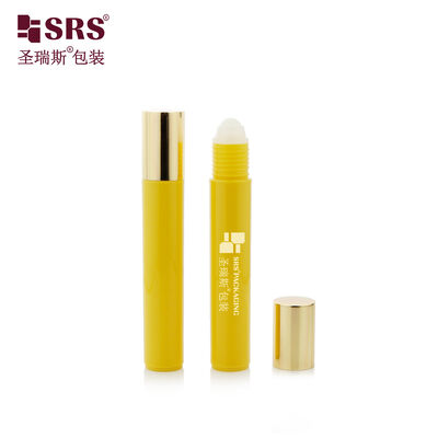Acheter Flacon à bille cosmétique personnalisé en plastique de 15 ml, contenant d'emballage avec bouchon en aluminium et bille en plastique online manufacture