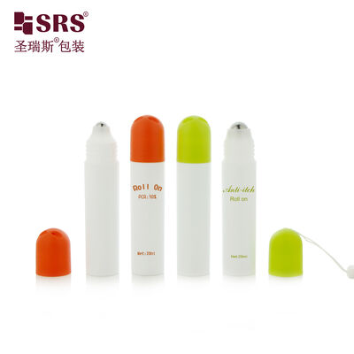 Acheter Vente en gros de 20 ml de flacon en plastique vide à rouleau à couvercle rond Bouteille à bille en acier pour détachement de tissu online manufacture