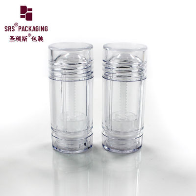 acheter D042 récipient vide de déodorant en plastique transparent de forme ronde online manufacture