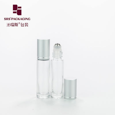 acheter 10 ml 1/3 oz de bouteilles en verre à paroi épaisse et transparente à rouleaux vides huile essentielle online manufacture