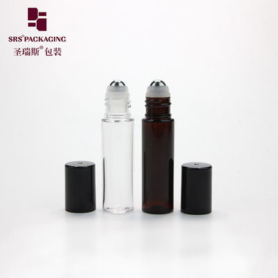 acheter 10 ml de rouleau transparent d' ambre en plastique vide PET pour soins de la peau et de brillant à lèvres sur tube online manufacture