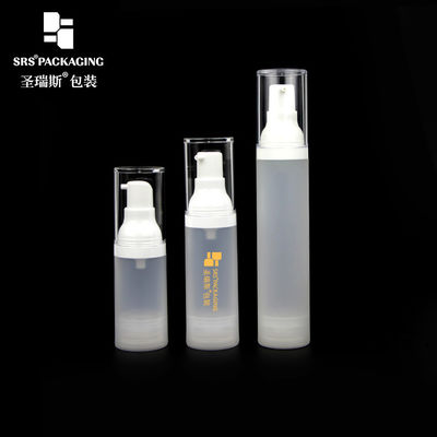 acheter Bouteille de sérum de pompe à air vide en plastique en PP cosmétique de 15 ml, 30 ml et 50 ml online manufacture