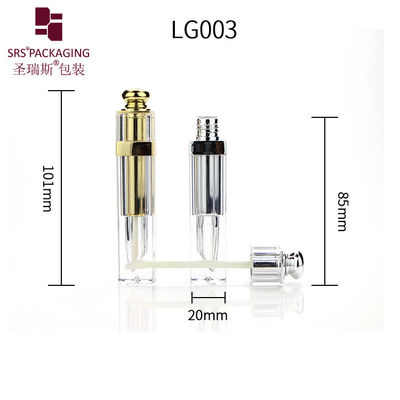 acheter 7 ml de tubes à lèvres de luxe métallisés carrés et vides online manufacture