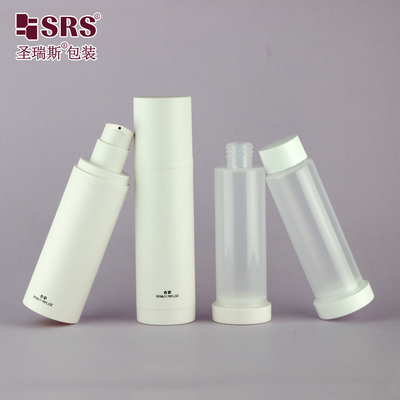Bouteille de remplacement de sérum vide sans air recyclable de 30 ml, 50 ml et 100 ml de PCR en PP